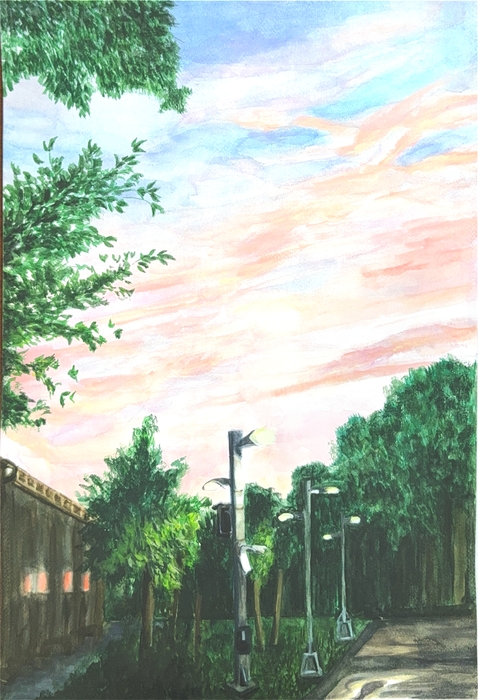 下課後,餘暉下的我們 After School, Beneath the Sunset Glow圖片
